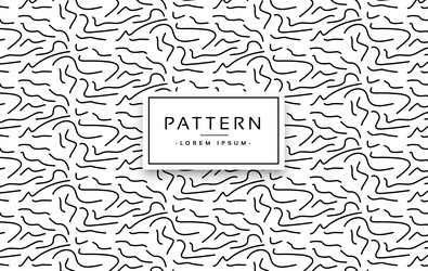 Seamless patterns abstract organic lines color vector