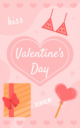 Valentines day banner concept vector