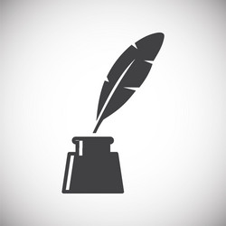 writing related icon on background for graphic vector image