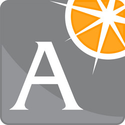 compass guide solutions initial vector image
