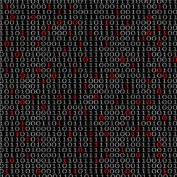 abstract technology background with binary vector image