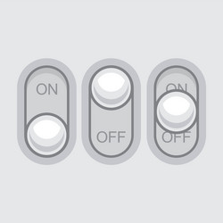 light web ui elements design gray vector image