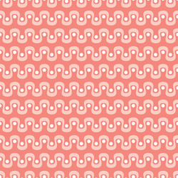abstract curve wave pattern design with dots vector image