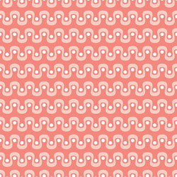 abstract curve wave pattern design with dots vector