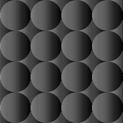 Design seamless monochrome sphere pattern vector