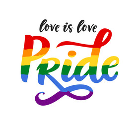 Rainbow Pride Celebration Vector Image