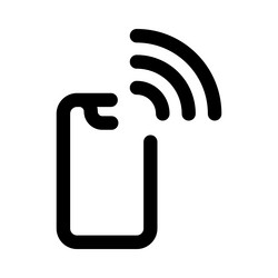 data sharing over a wireless connection vector image