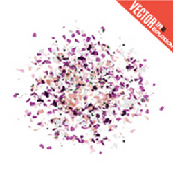 abstract background with many falling tiny vector image