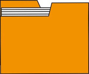 file folder icon image vector image