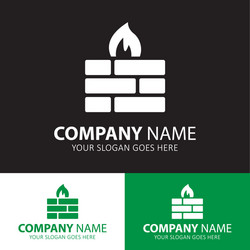firewall icon for web and mobile vector image
