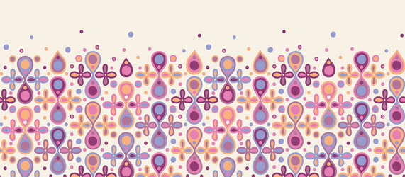 abstract drops horizontal seamless pattern vector image