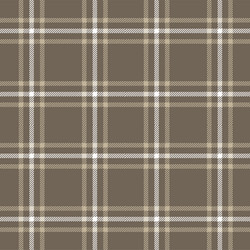 Beige taupe tartan plaid pattern vector