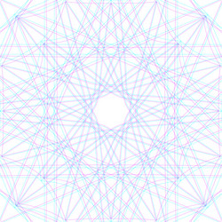 string art psychedelic seamless pattern vector image