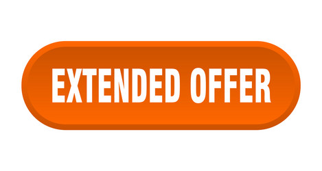 extended offer button rounded vector image