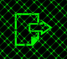 send export file icon symbol flat modern web vector image