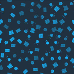 set bomb ready to explode computer network vector image