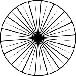 abstract circular spiral twirl element isolated vector image