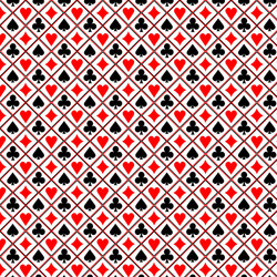 card suits in square pattern vector image