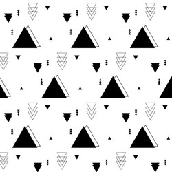 Geometric Triangle Pattern vector image