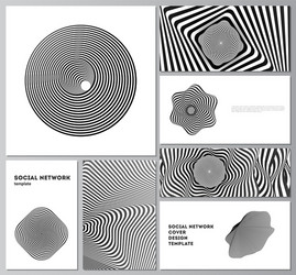 Minimalistic abstract layouts modern vector