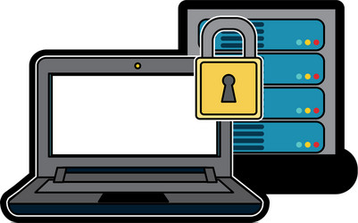 Data Center Hosting Concept vector image