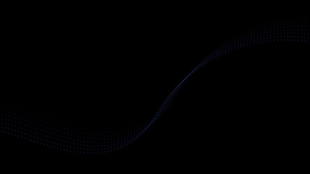 abstract concept blue lines wave dynamic particle vector image