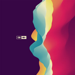 abstract background dynamic effect technology vector image
