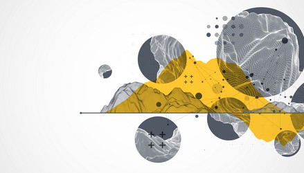 Abstract Science Technology Background vector image