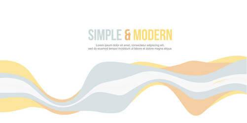 abstract background for header website wave design vector image