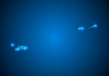 abstract blue background with map internet line vector image