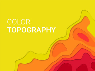 color gradient geometric map abstract background vector image
