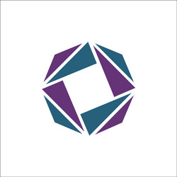 Clever and creative dots or point letter o logo Vector Image