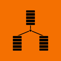 database icon vector image