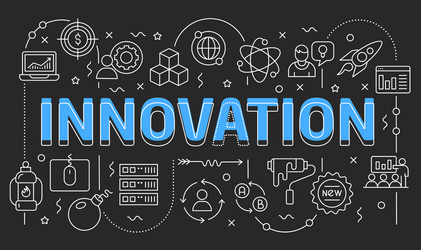 linear slide for the presentation vector image