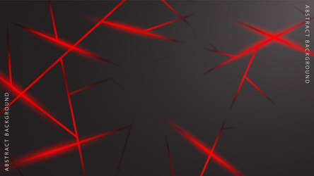 black abstract shape background with soft red vector image
