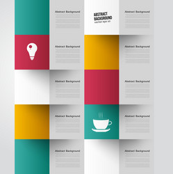 abstract background square color vector image