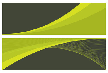 Dynamic Gradient Banners vector image