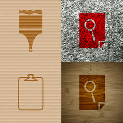 set of abstract backgrounds with different web vector image