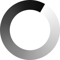 circular progress indicator featuring a smooth vector image