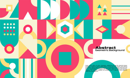 abstract geometric background minimal design vector image