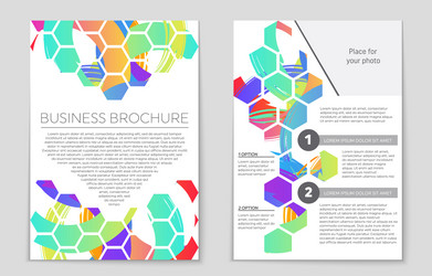 abstract layout background set for art vector image