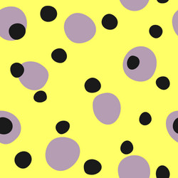 seamless pattern with repeating round spots vector image