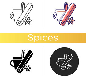 Cinnamon spice Royalty Free Vector Image - VectorStock