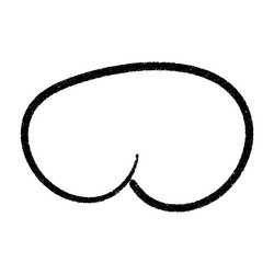 organic blob shapes with irregular fluid forms vector image