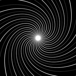 abstract spiral vortex background with thin vector image