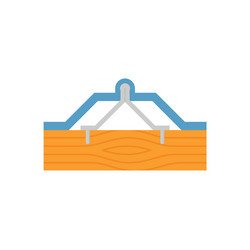 Roof structure icon Royalty Free Vector Image - VectorStock