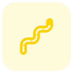 worm a harmful virus for computer vector image