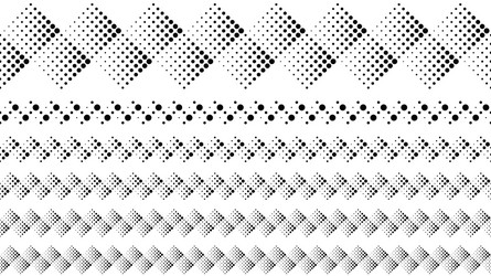 abstract repeating geometric circle pattern page vector image