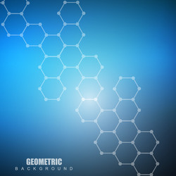 geometric abstract background with connected line vector image