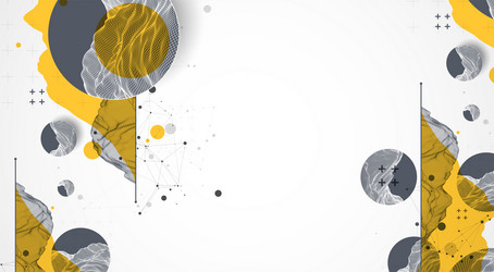 modern science technology abstract background vector image